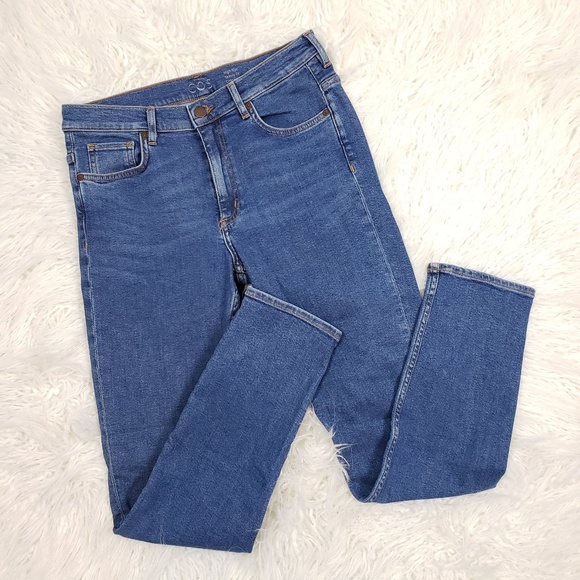 cos high rise skinny fit cropped leg